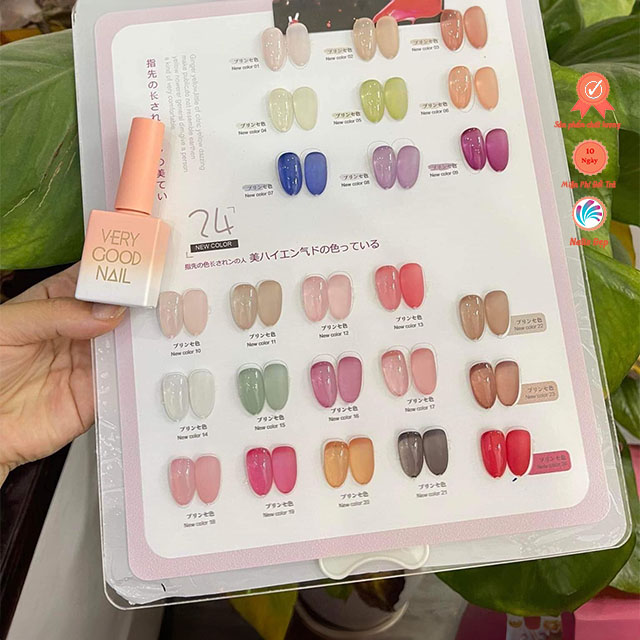 Set sơn thạch very good Nail 24 chai