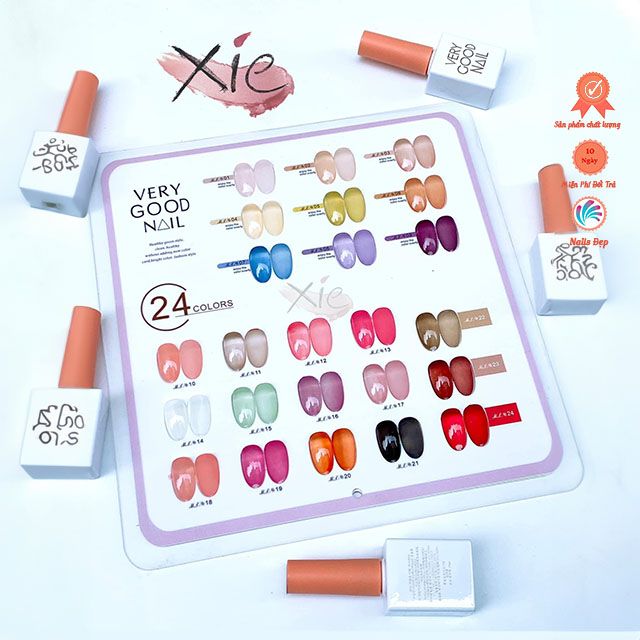 Set sơn thạch very good Nail 24 chai