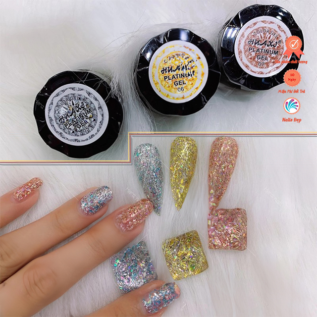 Gel nhũ viền