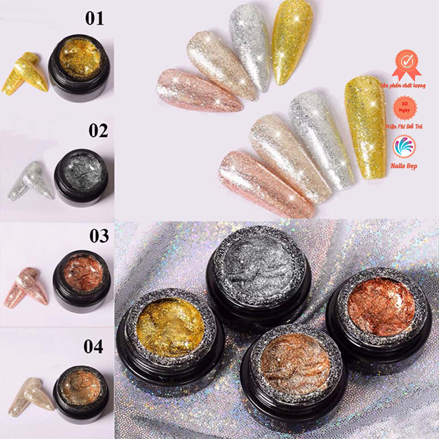 Gel nhũ viền
