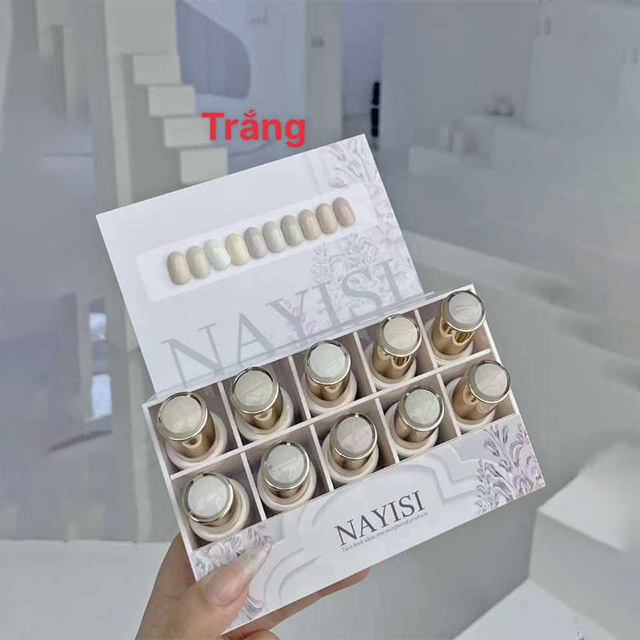Sơn gel NAYISI (10 màu) - trắng