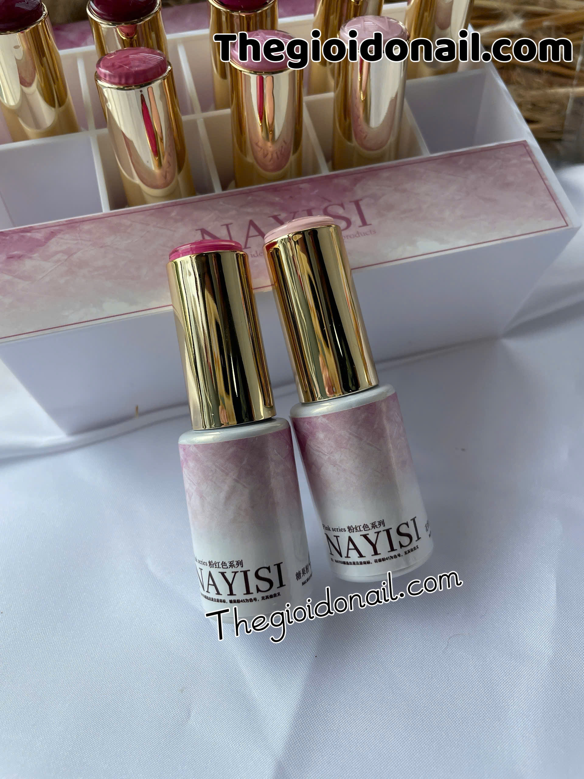 Sơn gel NAYISI (10 màu) - hồng (mẫu mới)