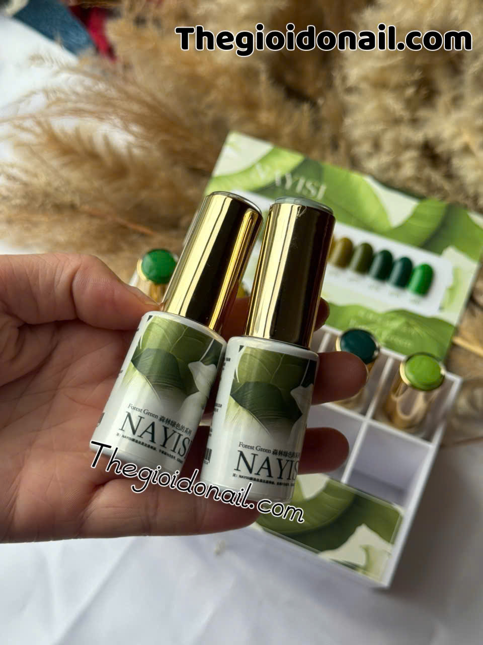 Sơn gel NAYISI (10 màu) - xanh lá (mẫu mới)