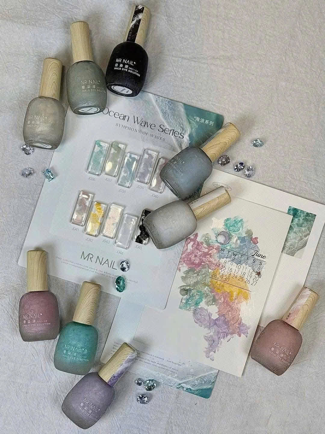 sơn gel tạo sóng biển MR NAIL (tím) _J39