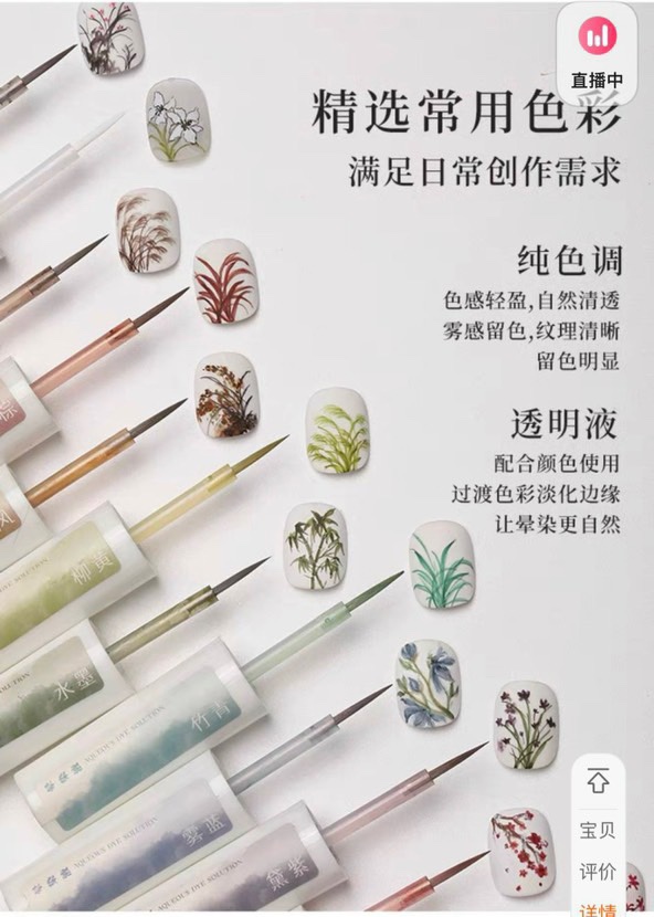 Set cồn loang cọ nét Kaniu 12 màu