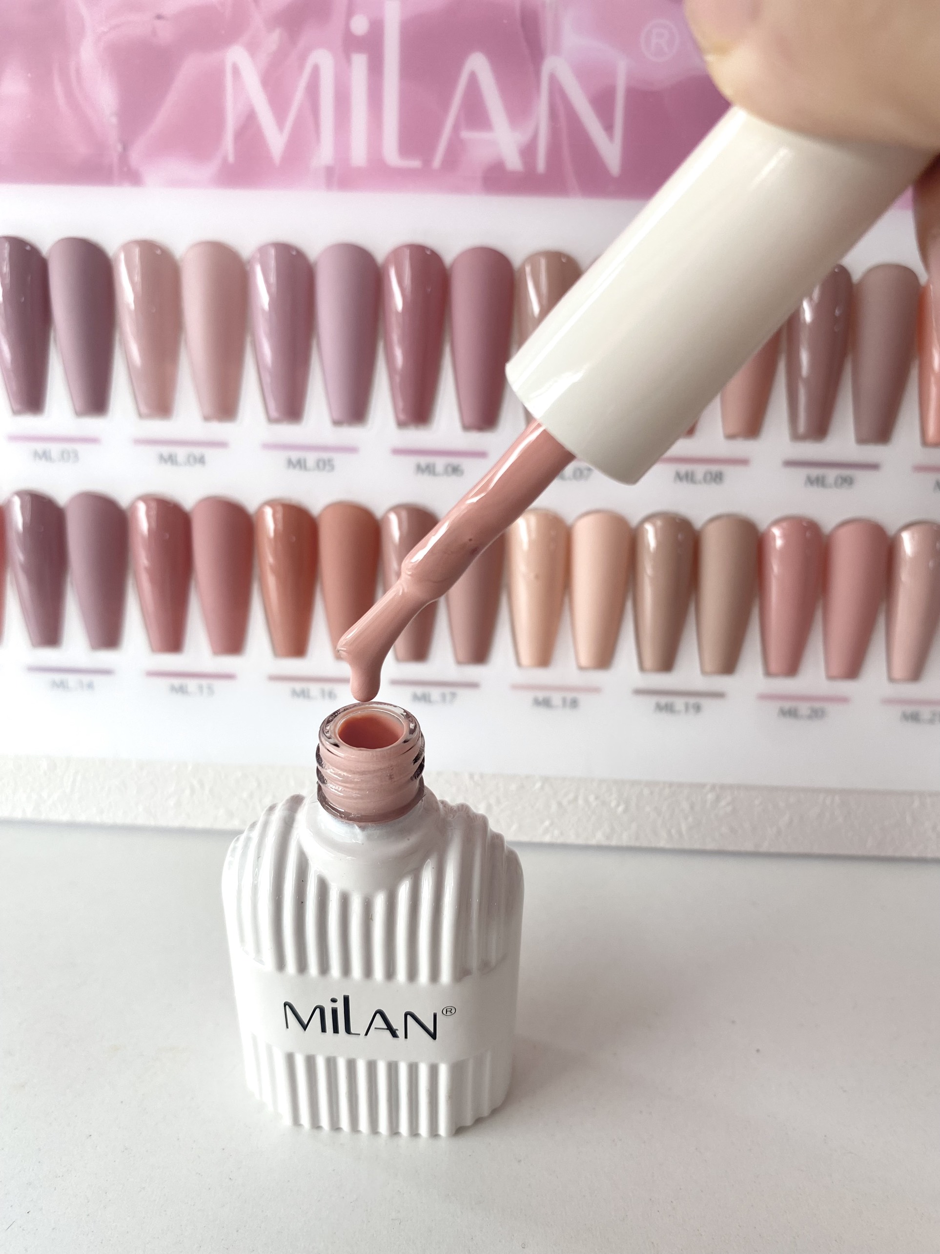Set gel màu Hồng Nude MiLan (22 màu)