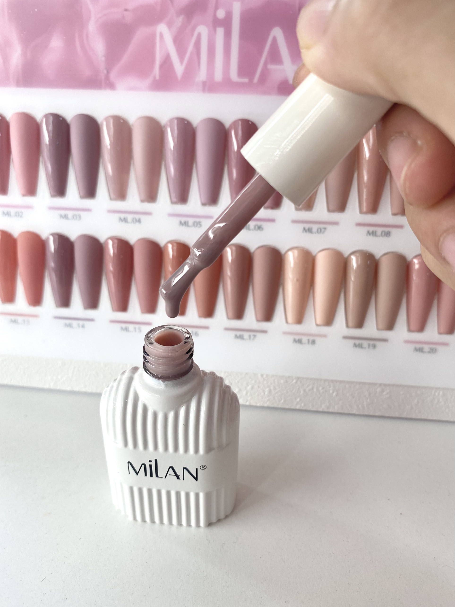 Set gel màu Hồng Nude MiLan (22 màu)