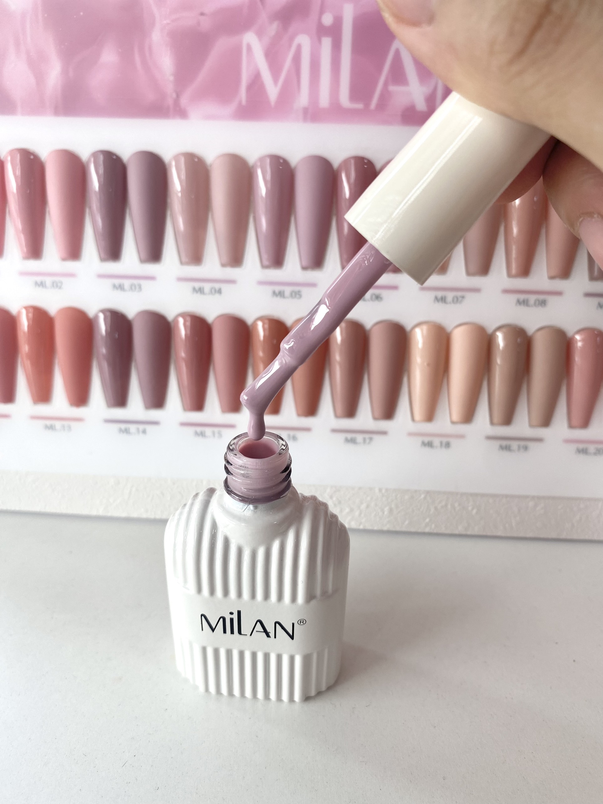 Set gel màu Hồng Nude MiLan (22 màu)