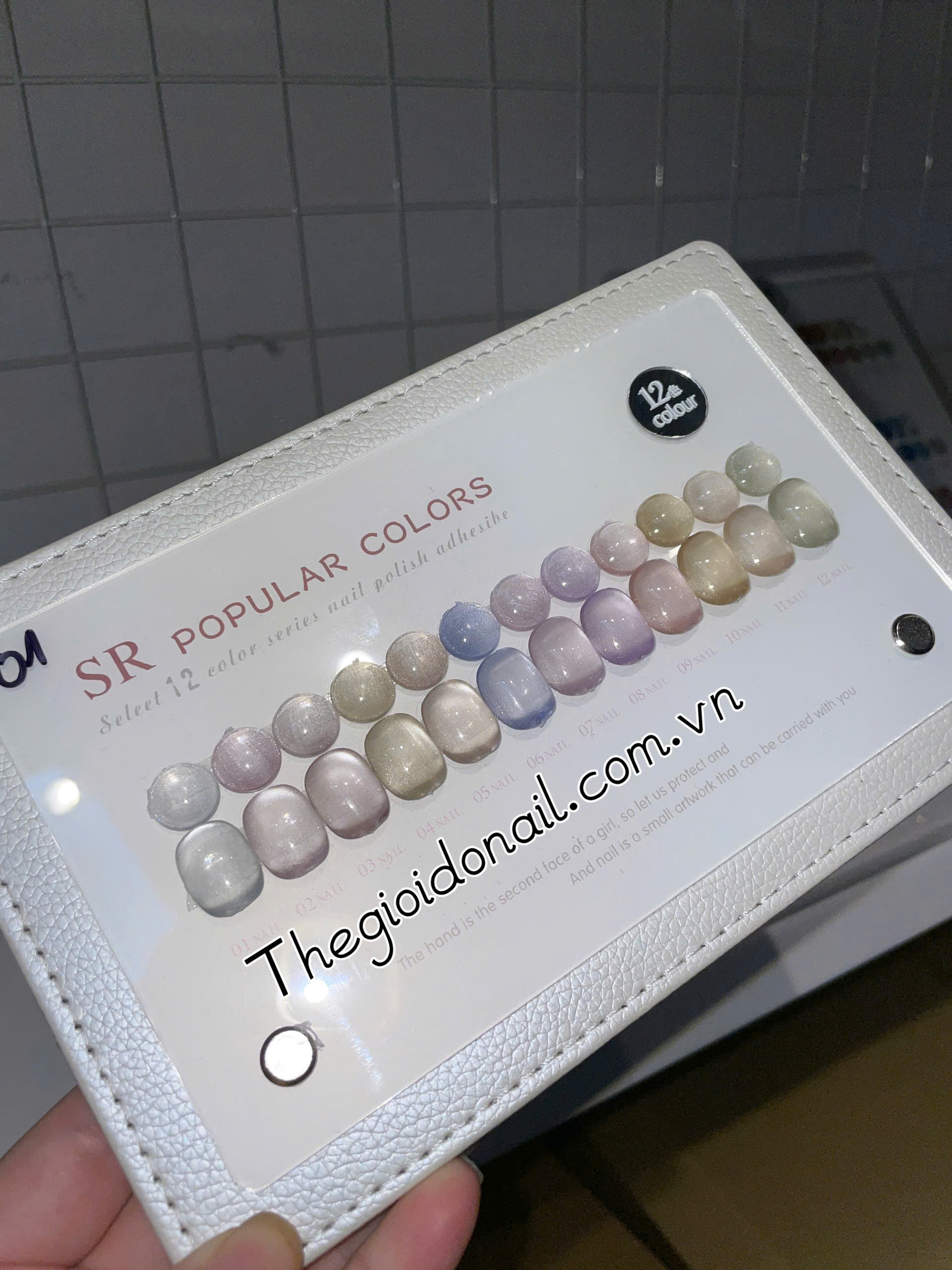 Set mắt mèo Colux  12 màu - 01