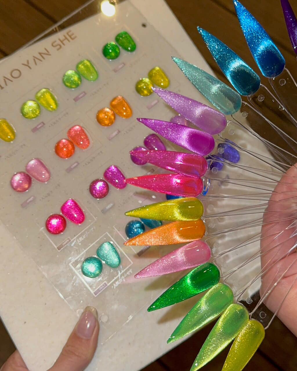 Set MẮT MÈO neon JYS 16 màu