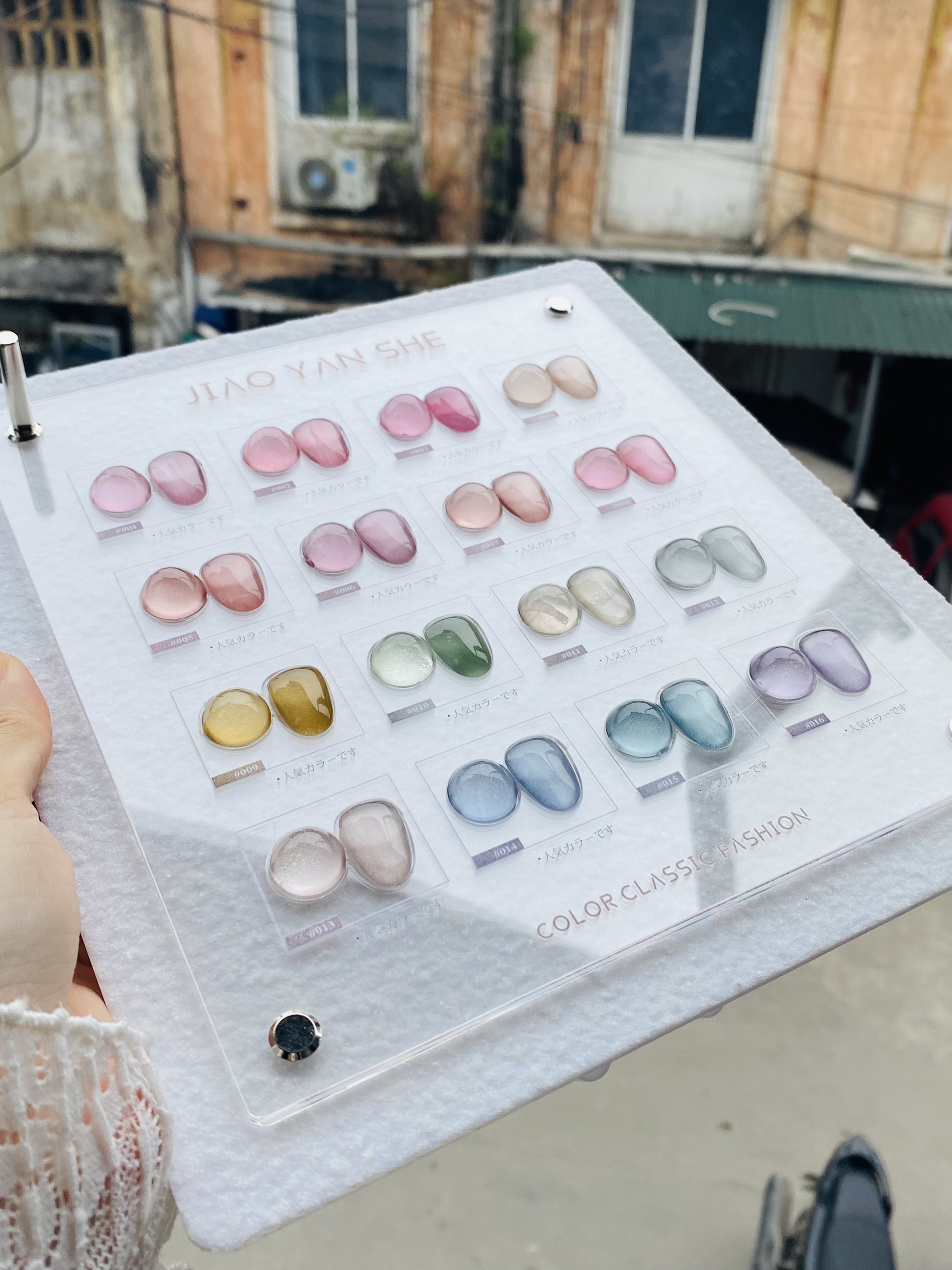 Set mắt mèo ánh trăng JYS 16 màu