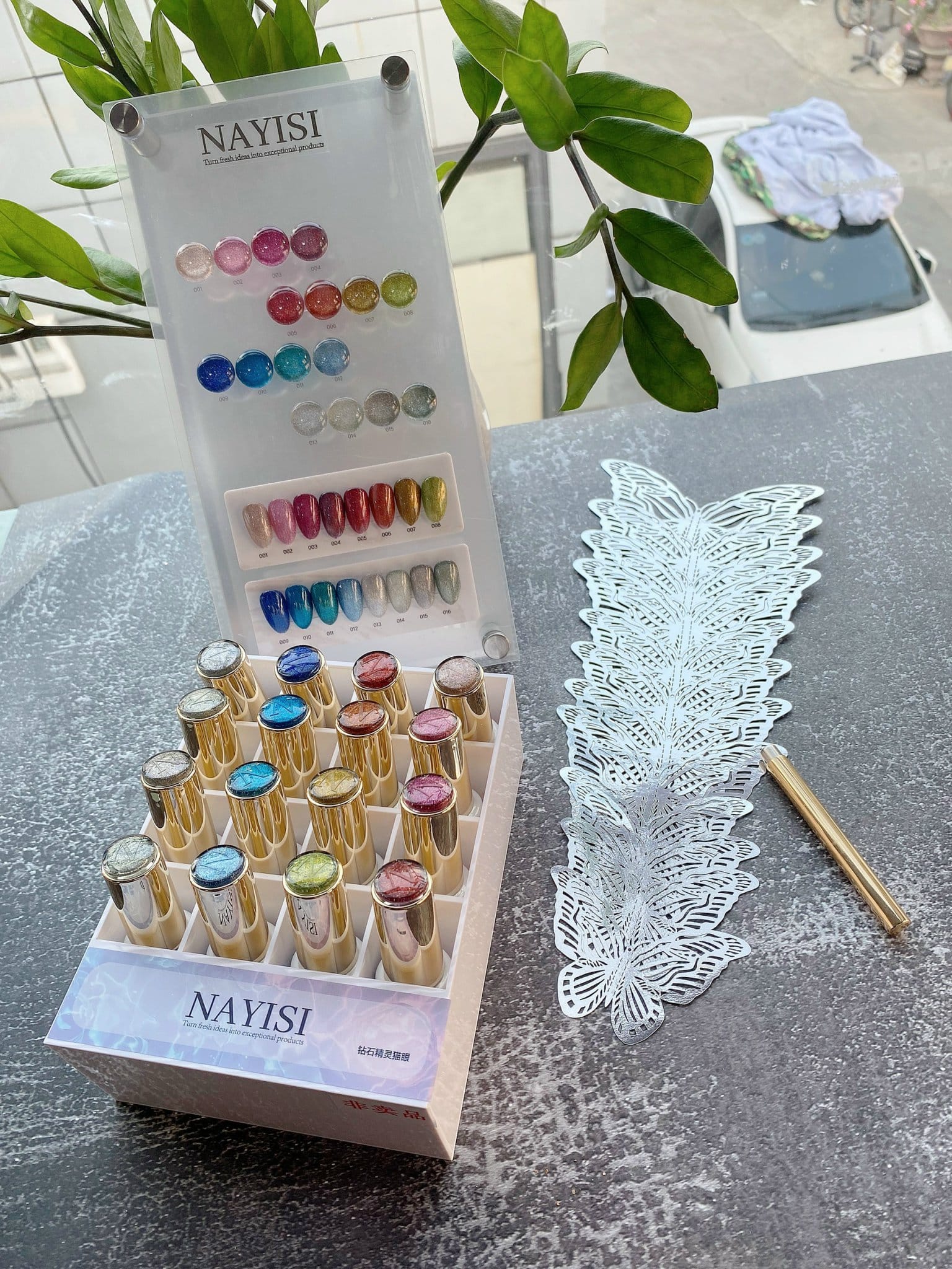 Set mắt mèo Flash Nayisi 16 màu