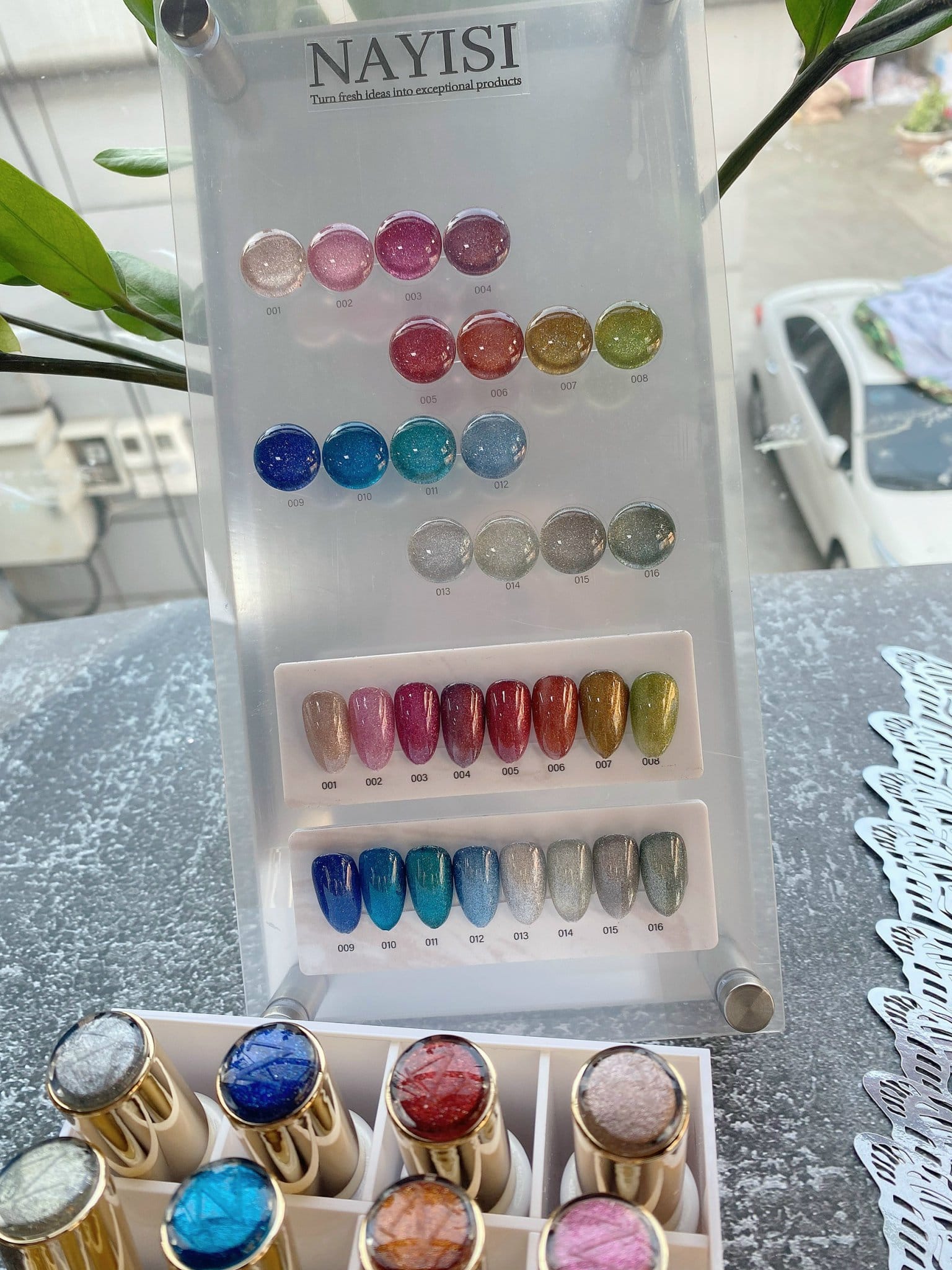 Set mắt mèo Flash Nayisi 16 màu