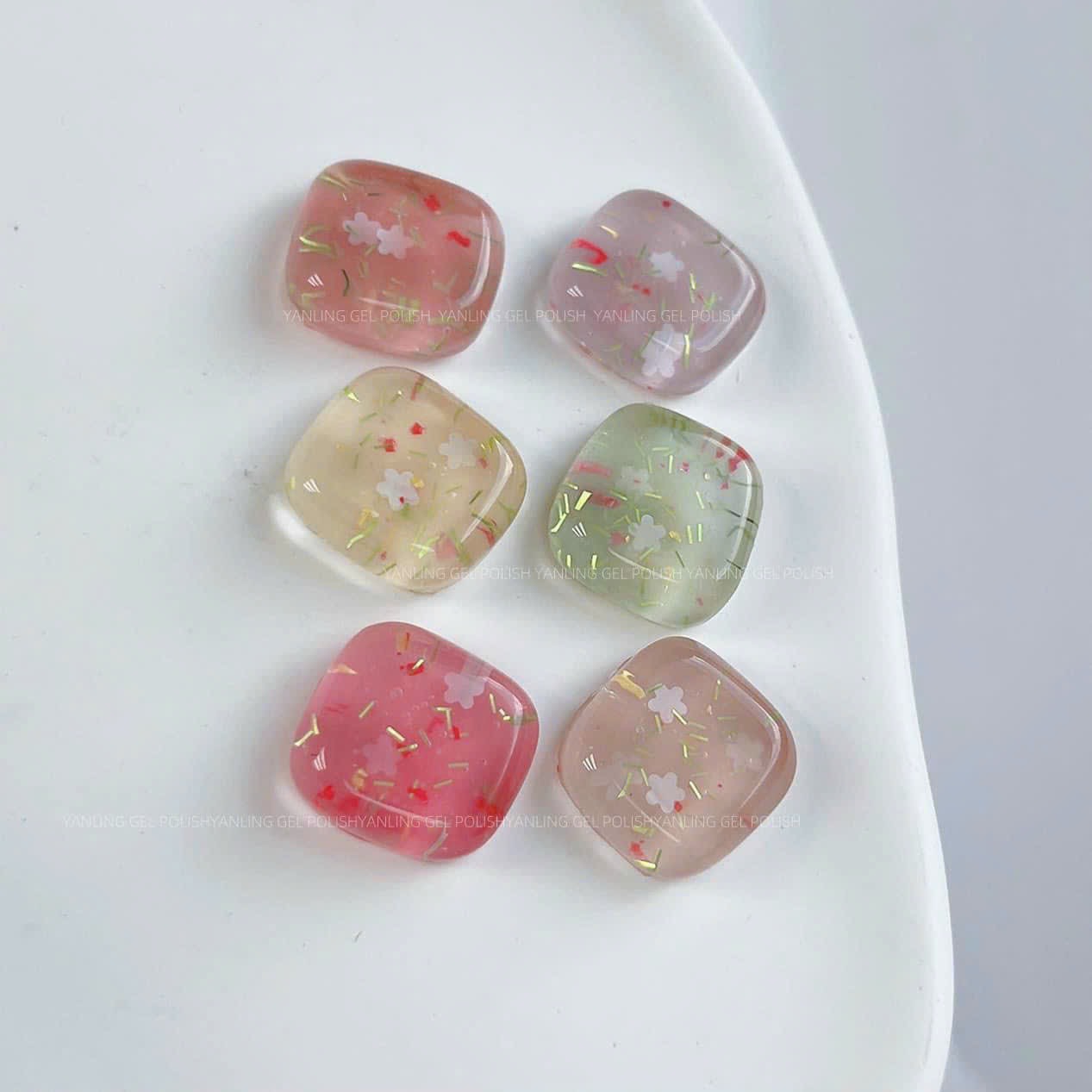 Set sơn hoa ẩn (6 chai)