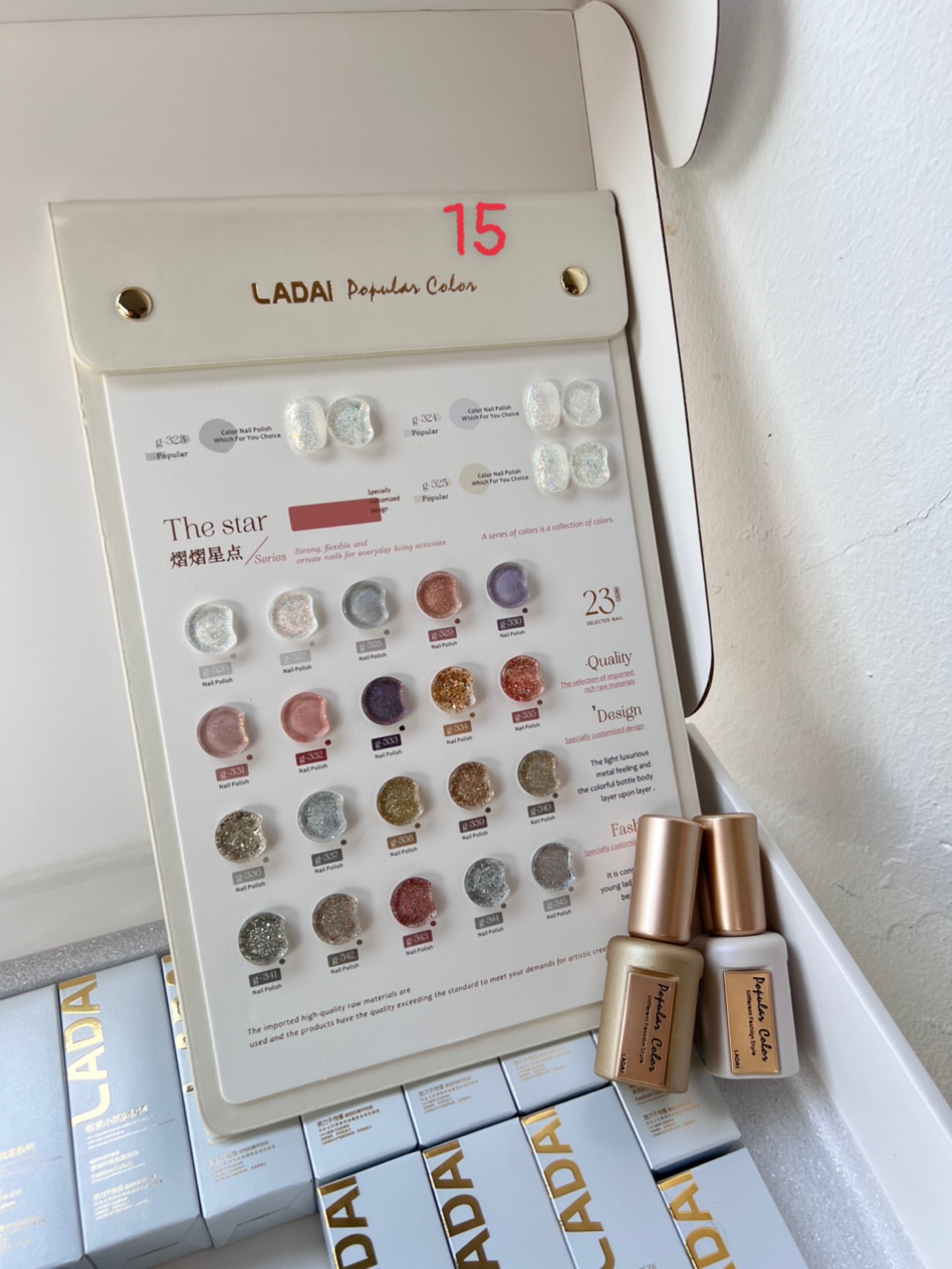 Set sơn Ladai 368M (set nhỏ 23 màu) - mã 15