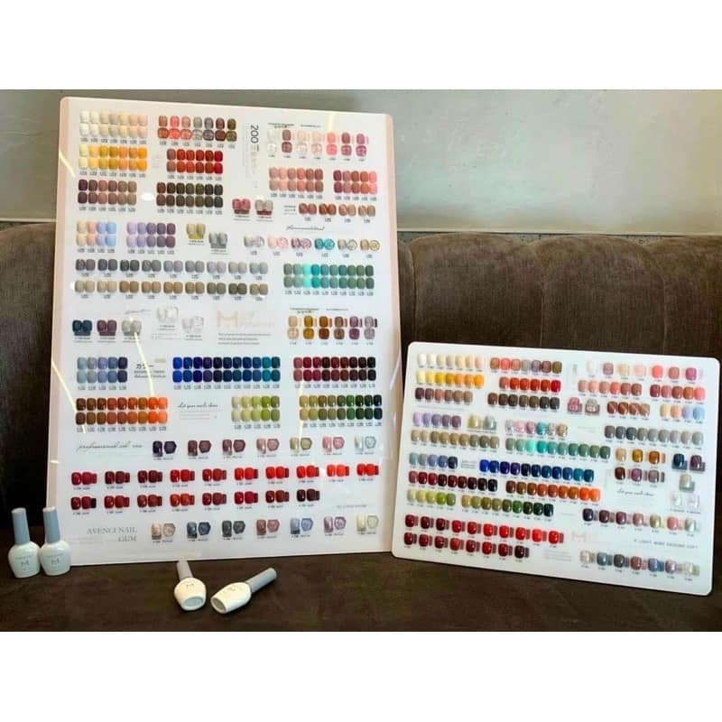 Set sơn Minayin 200 màu + bảng màu kèm khung gỗ
