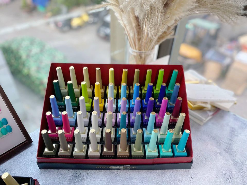 Set sơn LECCO 100 màu (tặng base, top + bảng màu)
