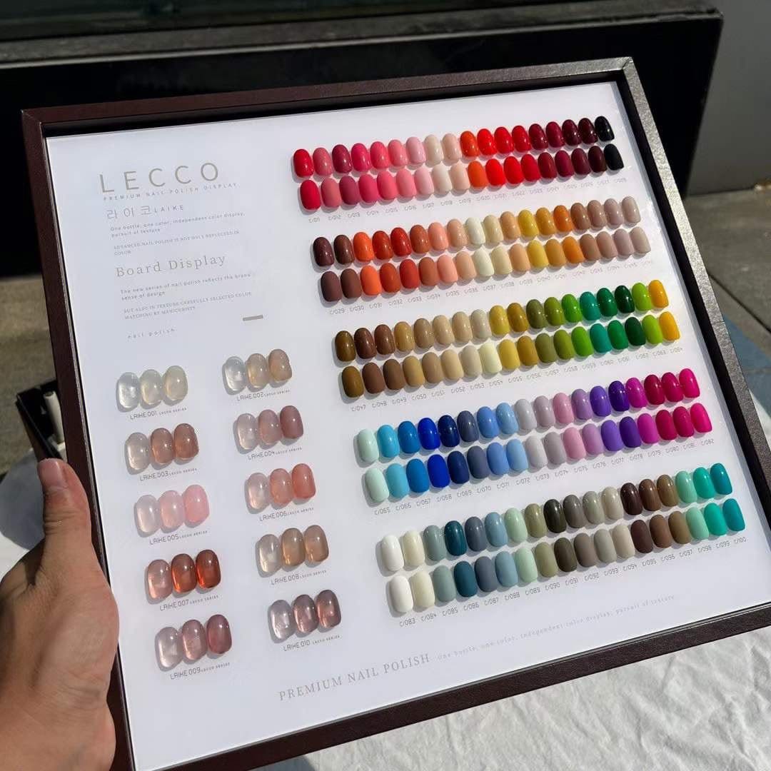 Set sơn LECCO 100 màu (tặng base, top + bảng màu)
