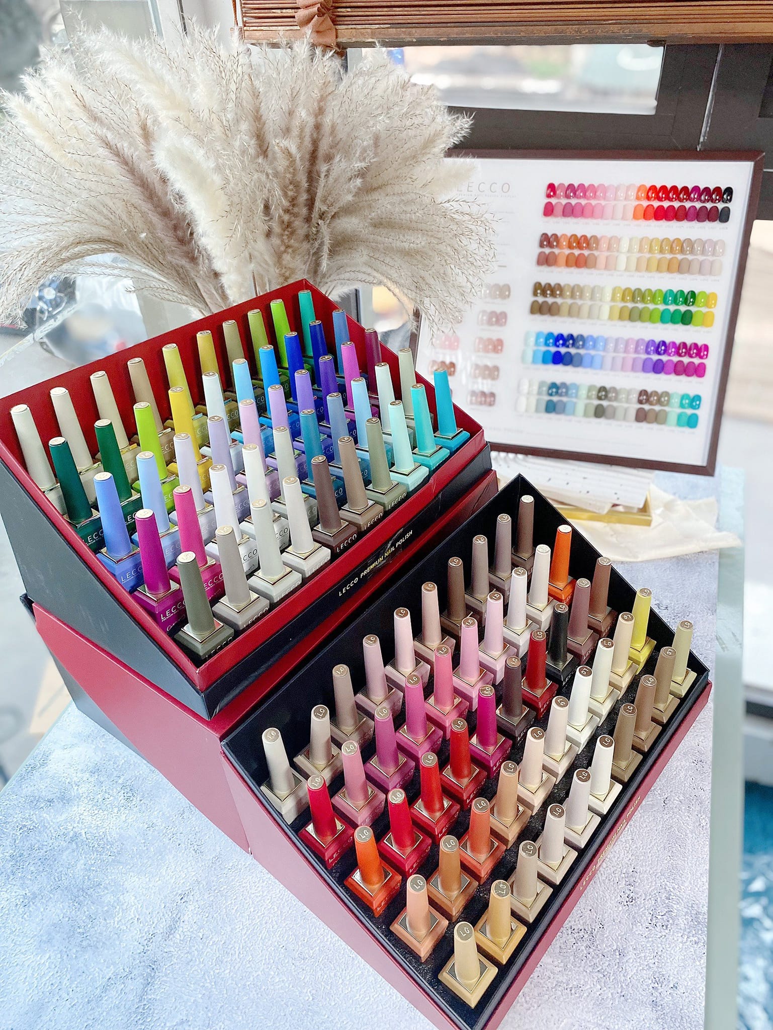 Set sơn LECCO 100 màu (tặng base, top + bảng màu)