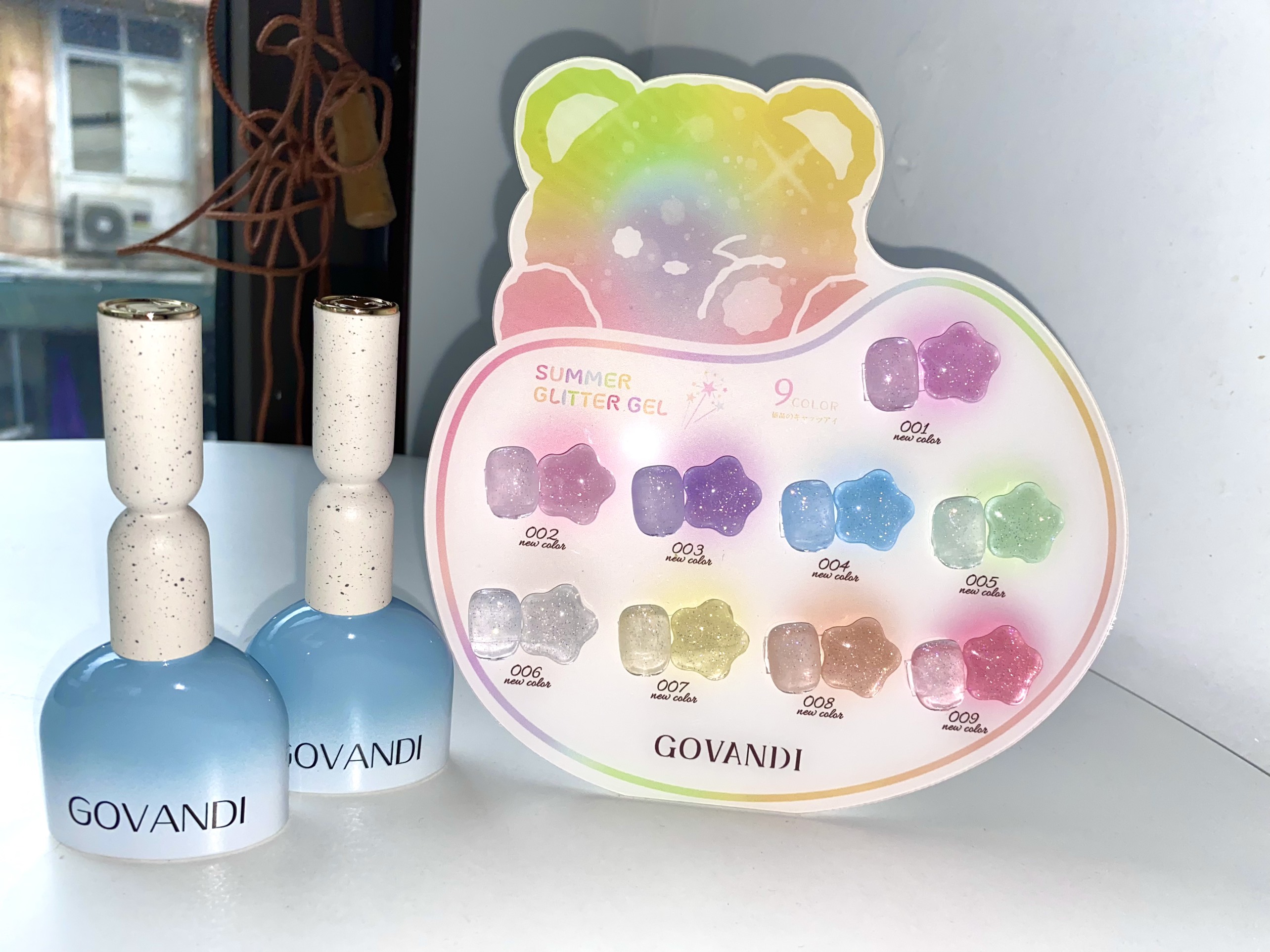 Set sơn Thạch Nhũ pastel Govandi ( 9 màu)
