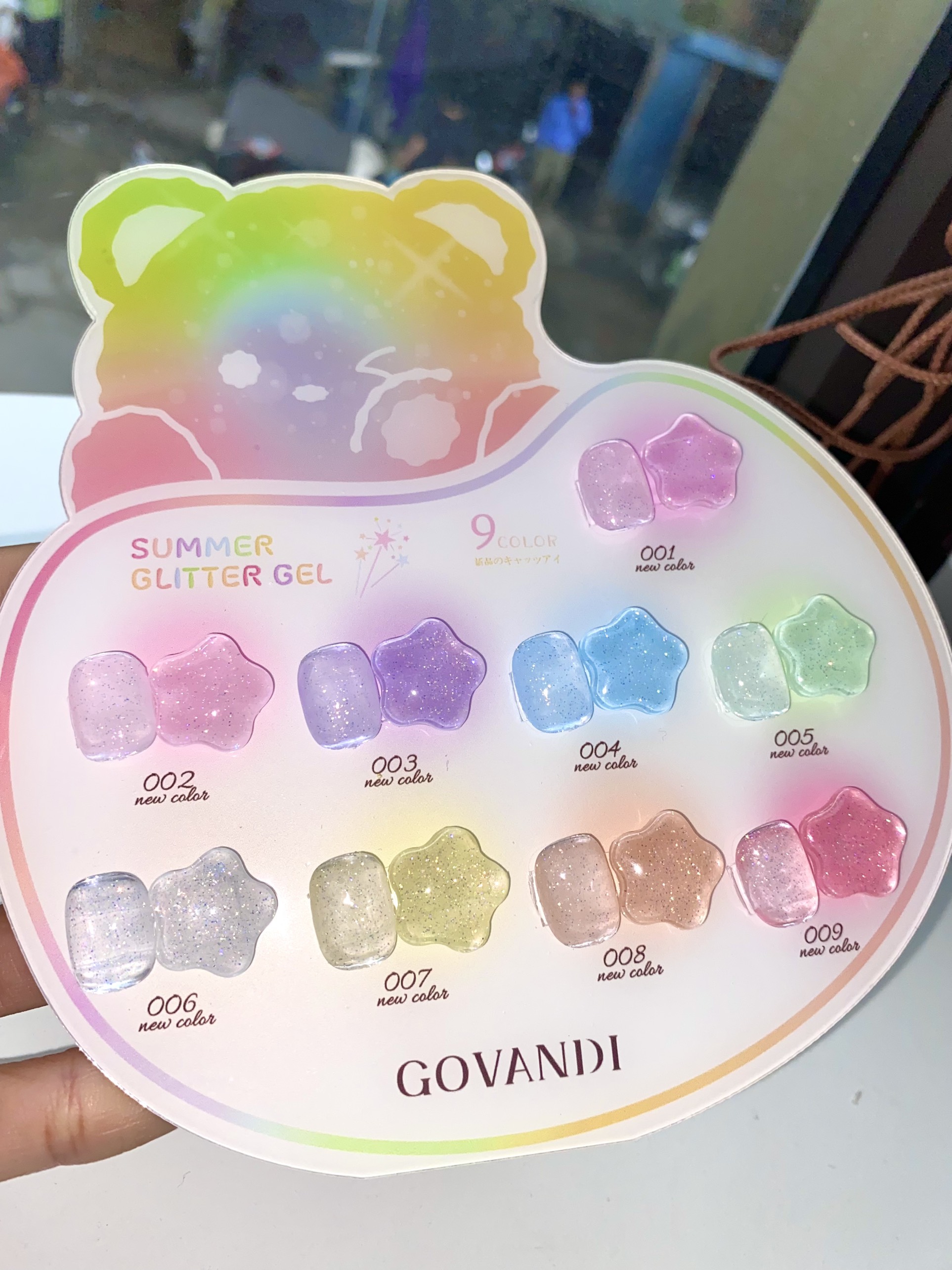 Set sơn Thạch Nhũ pastel Govandi ( 9 màu)