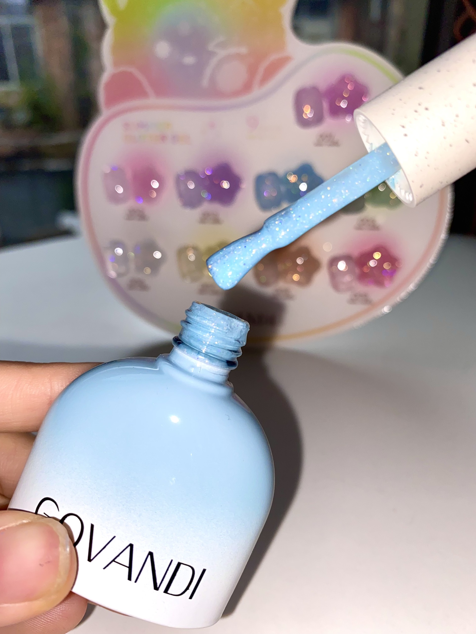 Set sơn Thạch Nhũ pastel Govandi ( 9 màu)