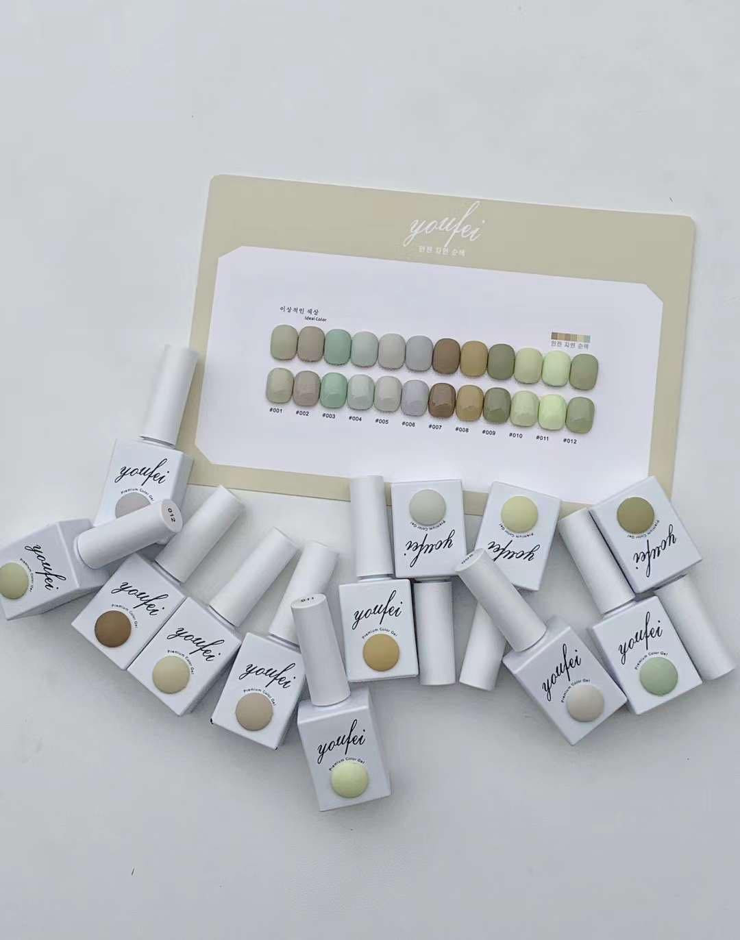 Set sơn cao cấp YOUFEI (12 màu) - 01