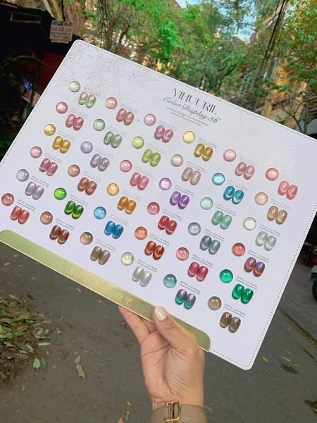 Set sơn mắt mèo YIHUURIL ( 36 màu)