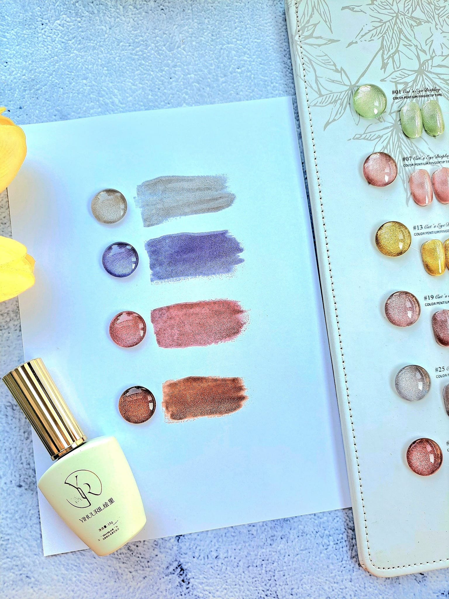 Set sơn mắt mèo YIHUURIL ( 36 màu)