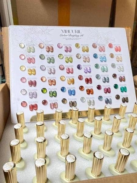 Set sơn mắt mèo YIHUURIL ( 36 màu)