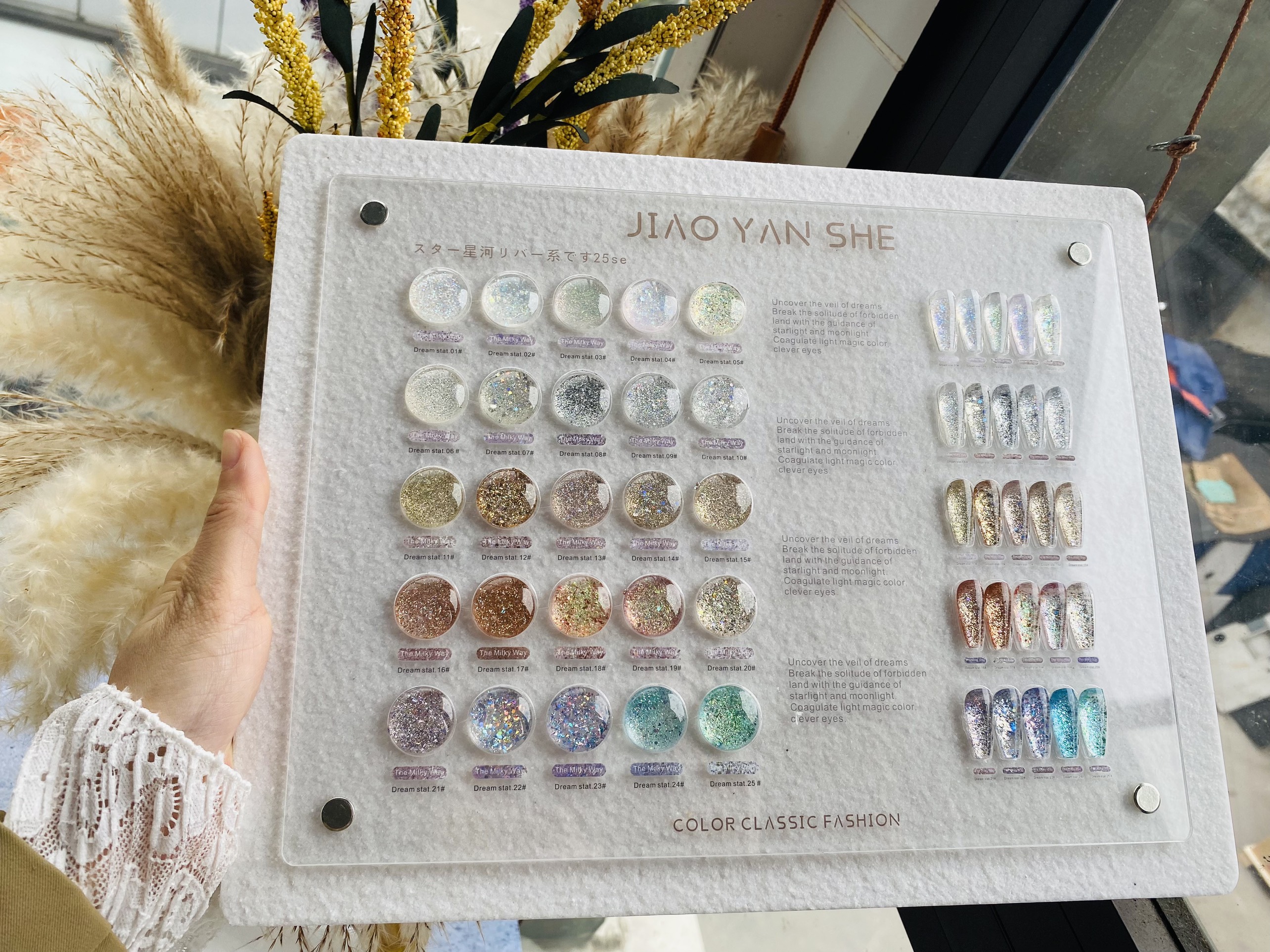 Set sơn Nhũ Starry Jiao 25 màu +tặng kèm bảng màu