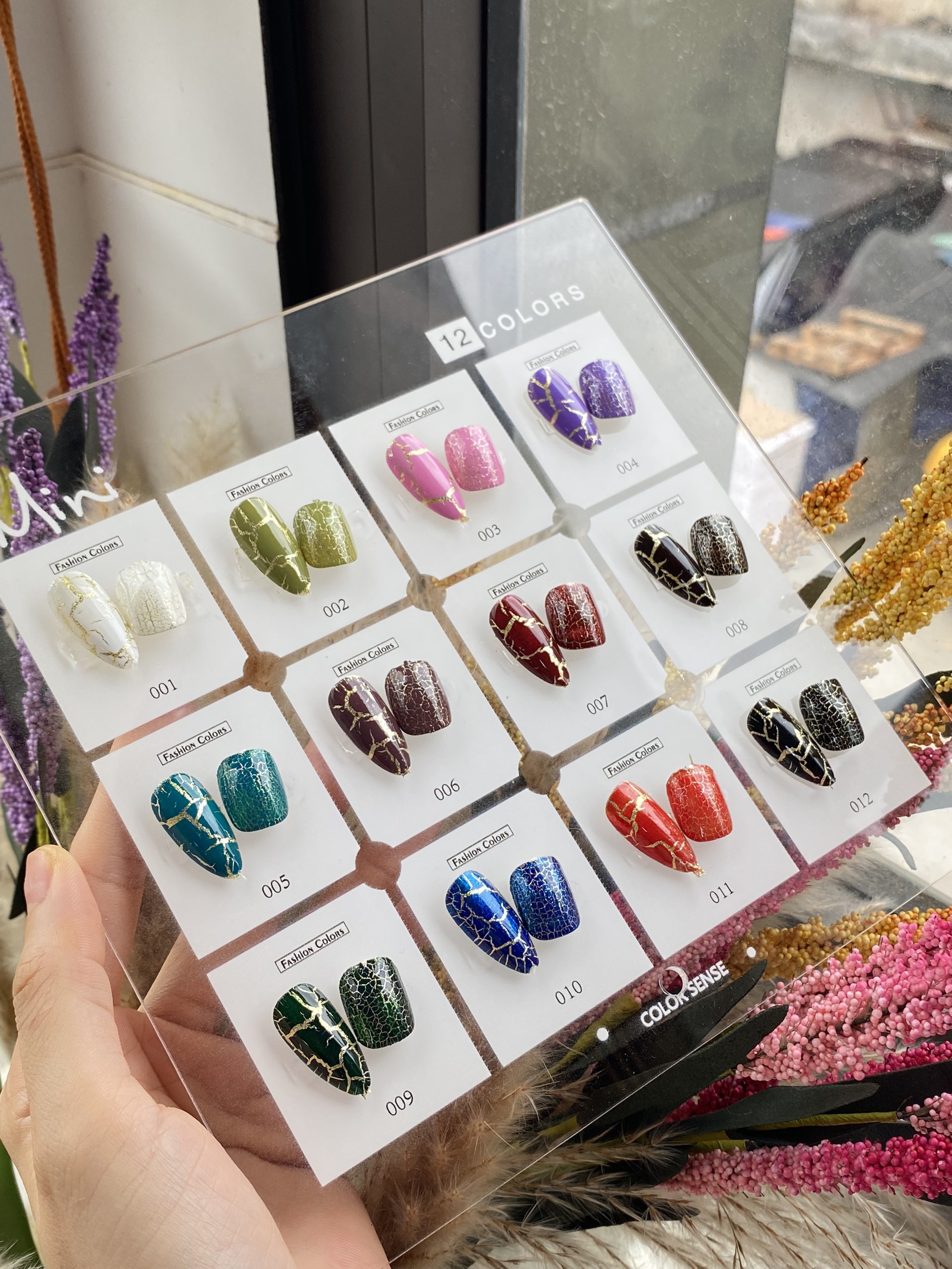 Set sơn nứt Vendeen 12 màu
