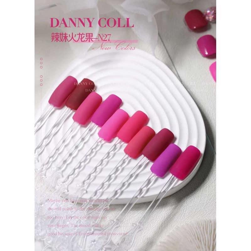 Set sơn tone hồng, mắt mèo, nhũ Danny Coll 22 màu