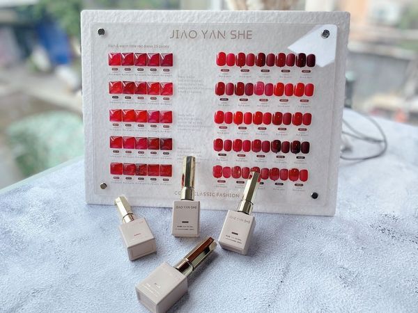 Set sơn đỏ Jiao ( 25 màu) +tặng kèm bảng màu