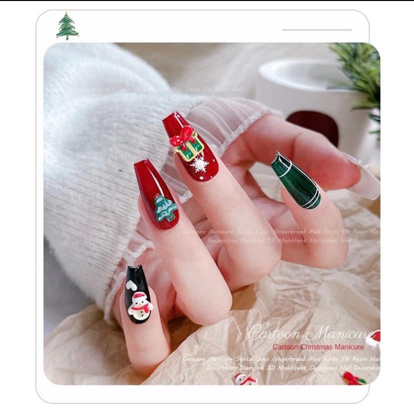 Túi charm noel dạ quang