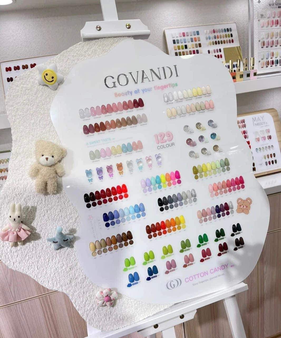 Set sơn Govandi 129 màu