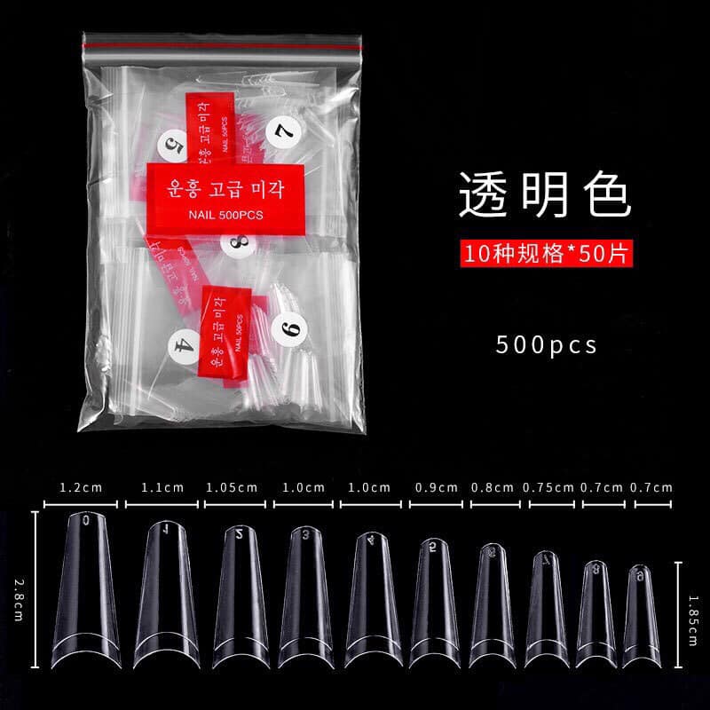 Túi móng nối from thang size XL - Trong