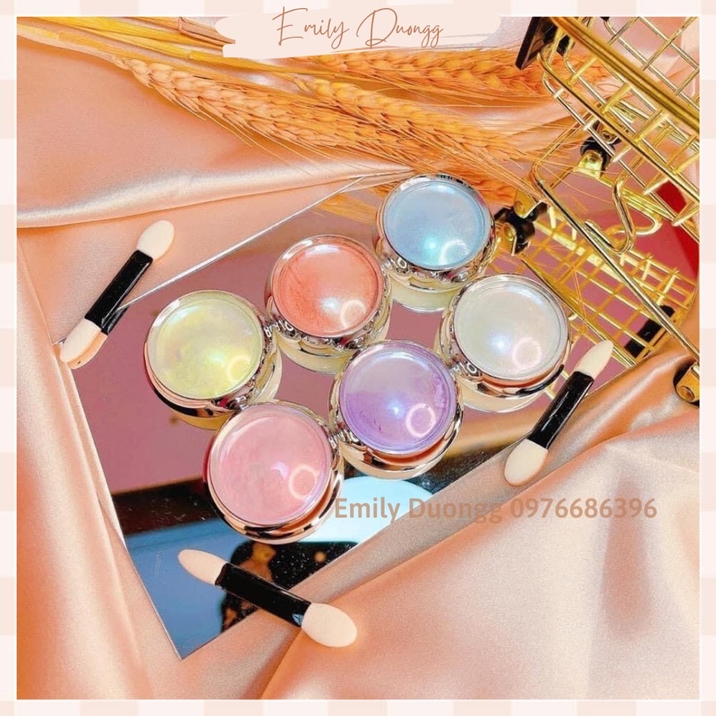 Tráng gương ngọc trai 6 hũ màu