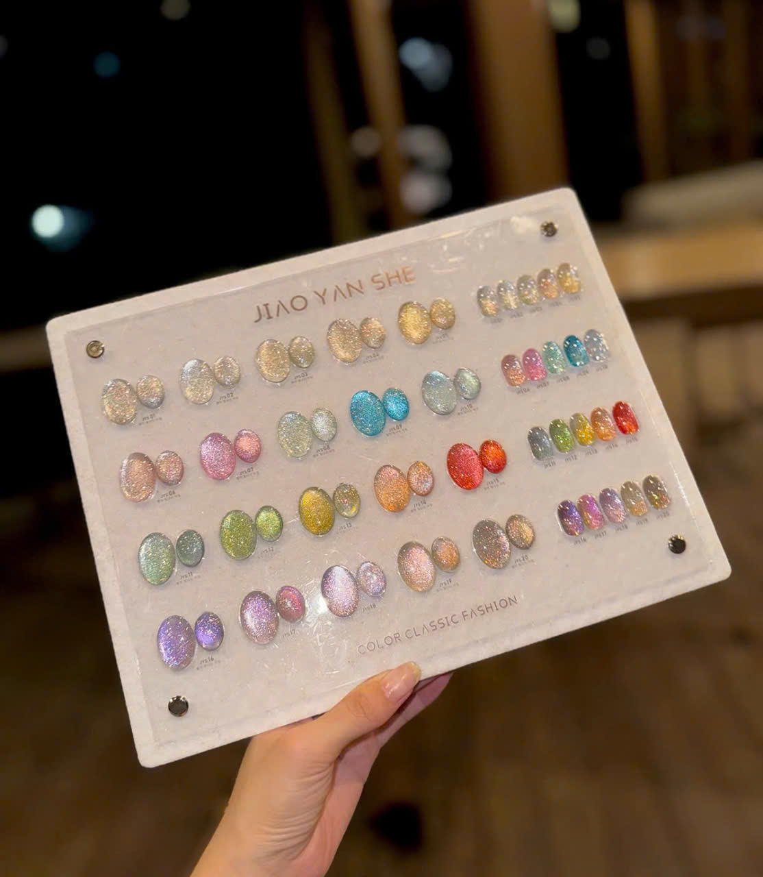 Set mắt mèo KHỔNG TƯỚC JYS 20 màu