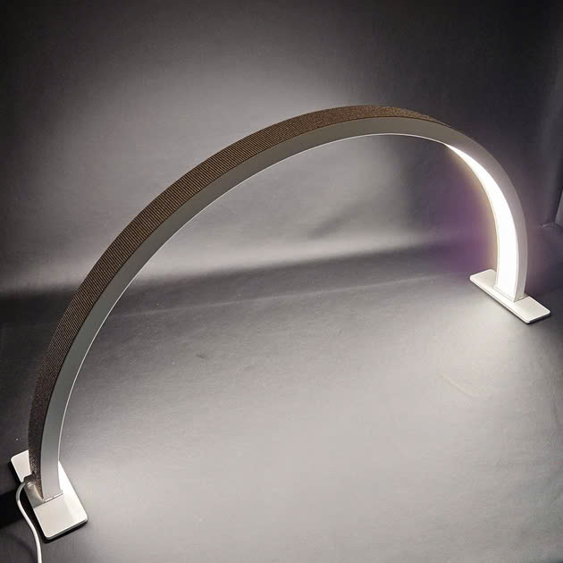 Đèn led bán nguyệt đính đá  Trắng