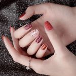 Nhũ rắc bling đỏ