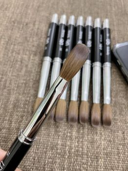 Cọ đắp bột cao cấp cán đen size 16