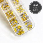 Đá chân keo mix size - vàng