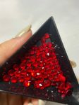 Đá chân keo mix size - đỏ