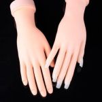Bàn Tay giả silicon học nail