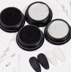 Nhũ rắc đen, trắng