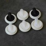 Nhũ rắc đen, trắng