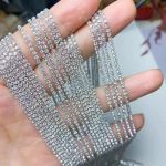 Charm dây đá bạc