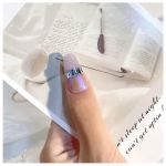 Đá chân keo chữ nhật 6 size -màu trắng