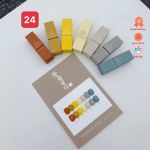 Set sơn TIANGE (7 Chai) - vàng, xám (24)